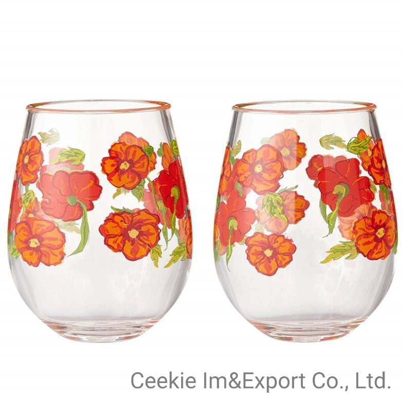 New Fashion Flower Cup verre à vin Water Glass Mug