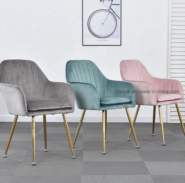 Nordic Luxury Soft Cushion Home Furniture Living Room Velvet Leisure Chair