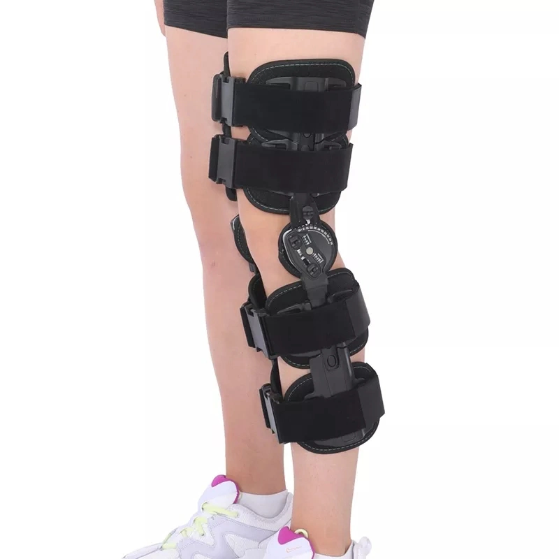 Soporte de rodilla ajustable de calidad para las extremidades inferiores, piernas, exoesqueleto ortopédico