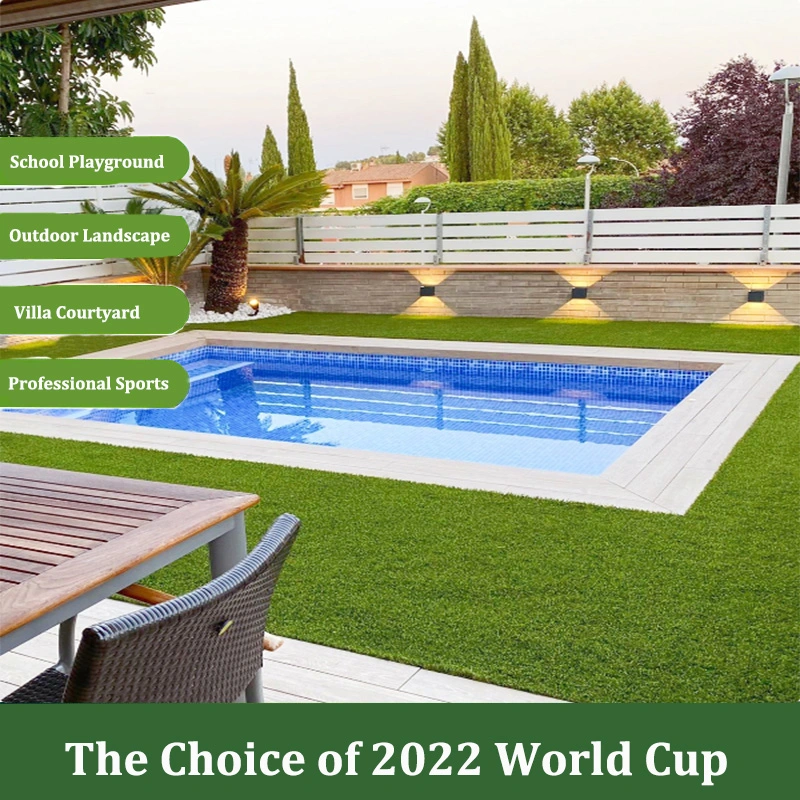 Landscape Grass Carpet 100% Eco-Friendly High UV Resistance Turf Artificial Grass Lawn for Outdoor Garden