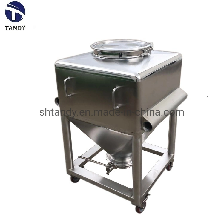 Single Column Post Bin Blender Rotation Hopper Mixer Machine