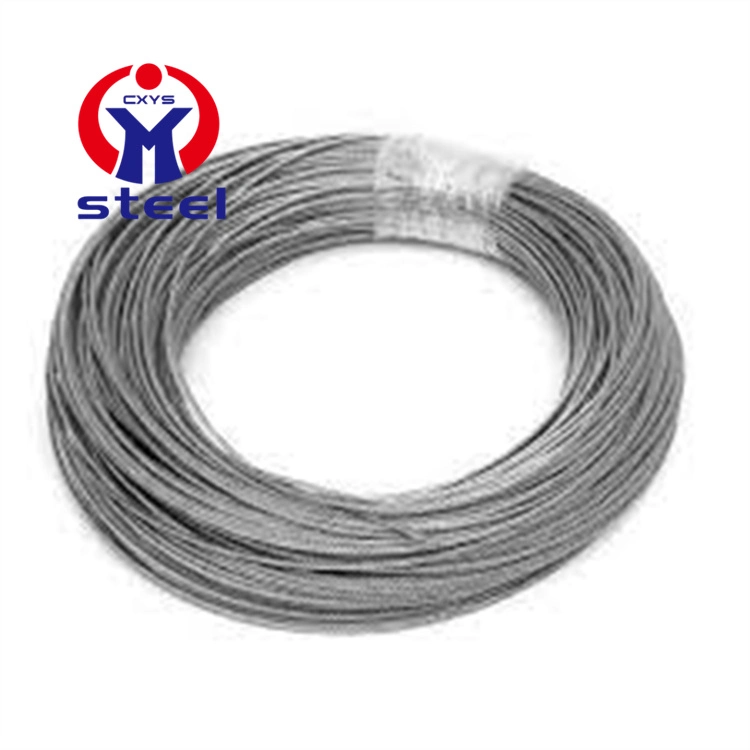 Cable de soldadura de acero inoxidable SS304 316 321 Diámetro personalizada alambres de acero inoxidable