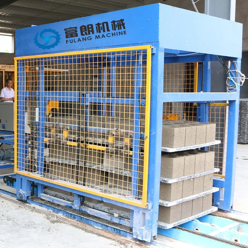 High Output Auto PLC Control Block Production Line with Pallet