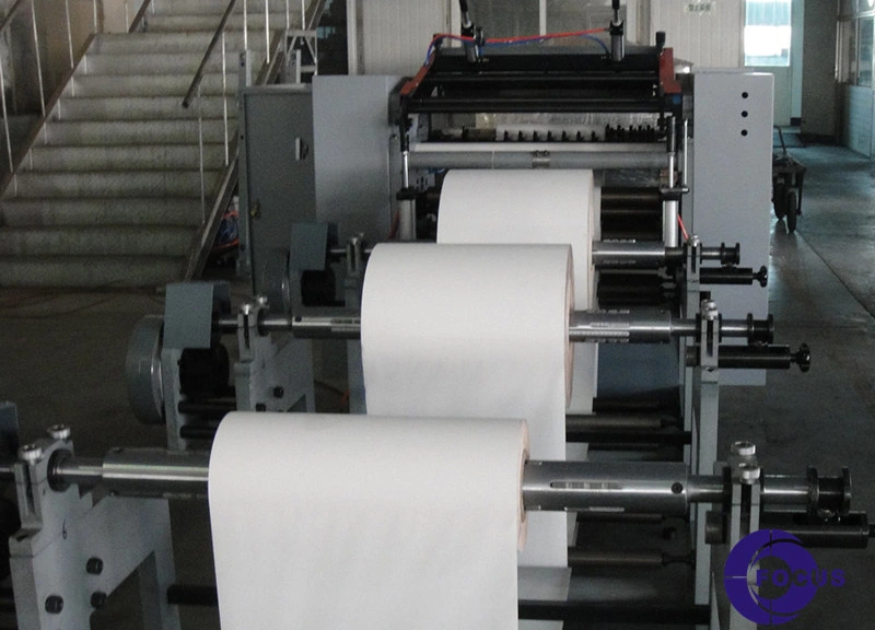 Máquina de cortar el rollo de papel térmico