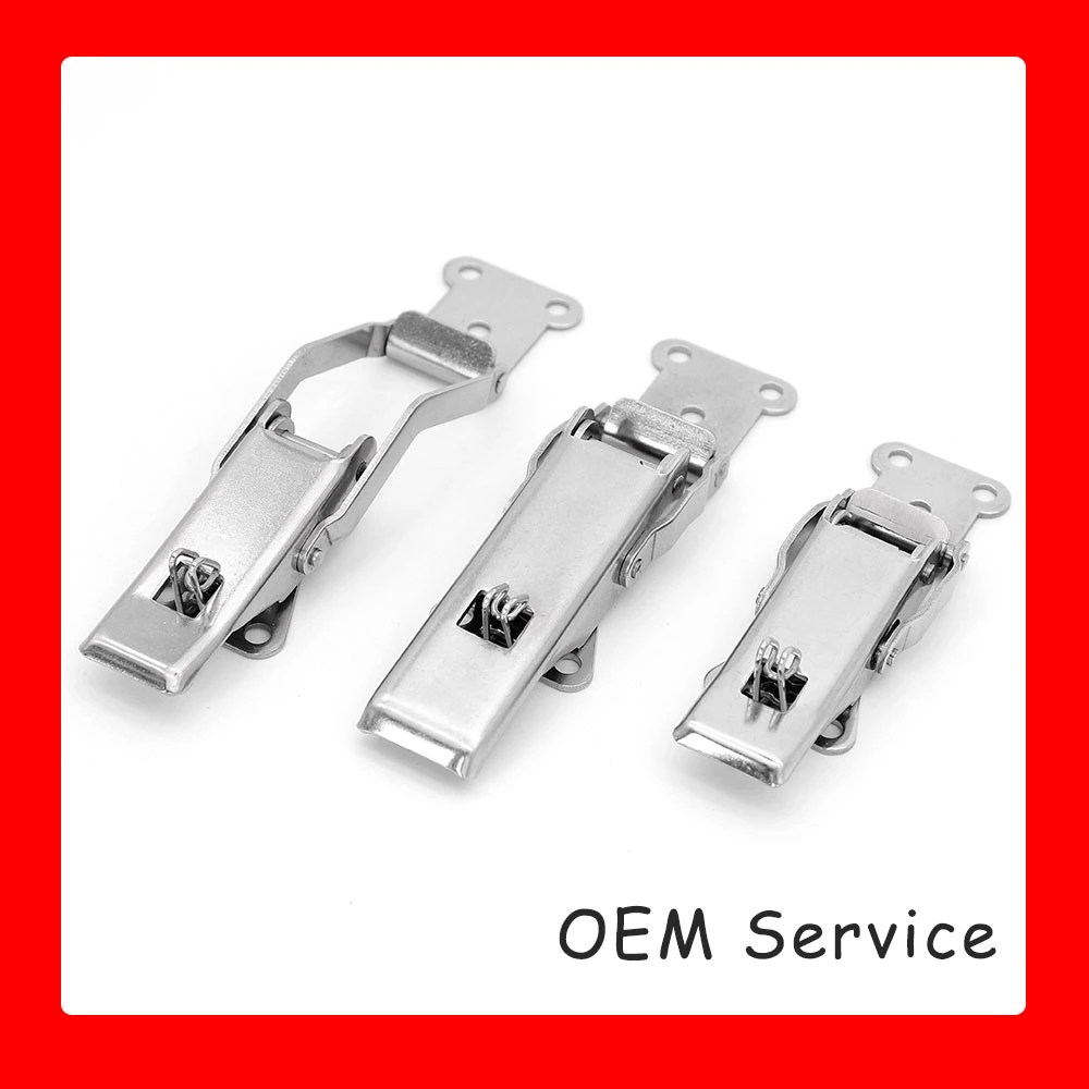 Huiding Custom Industrial Hardware Fasteners Stainless Steel Hook Loop Toggle Latch Electric Cabinet Draw Latch