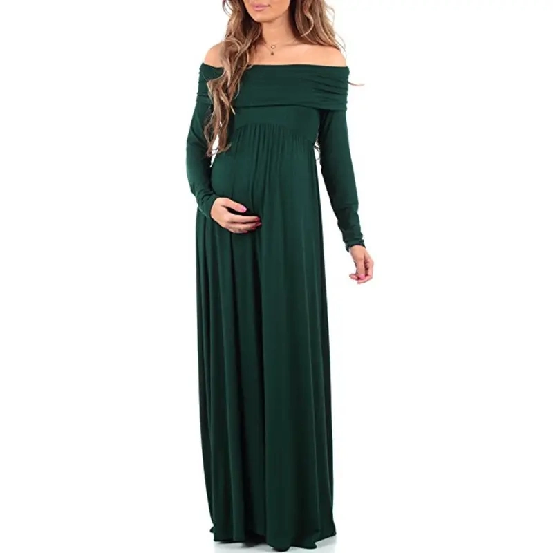 Photo Shoot Pregnancy Dress Photography Prop Maxi Gown Sexy Maternity Dresses