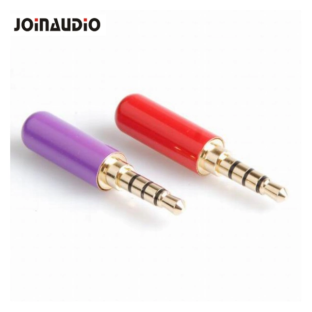 Colorful Mini 3.5mm 4 Pole Jack Audio Connector Adapter Headphone Plug (M354C)