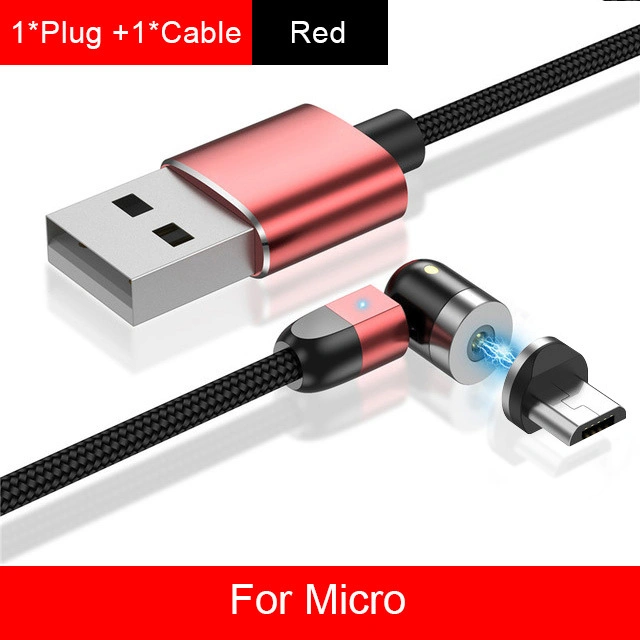 3in1 Magnetic Charging Cable 540 Degree Rotating Magnetic Data Cable