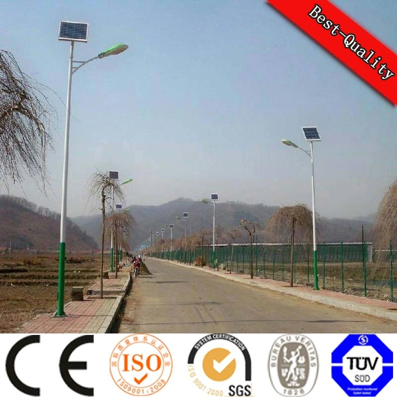 Luz solar de calle con LED certificado CE con batería de litio