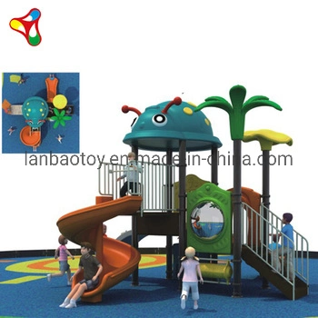 Children Plastic Backyard Play Slides Equipment Outdoor Playground