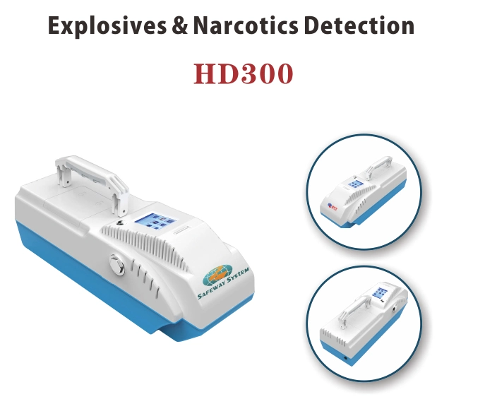 Detector de drogas y explosivos portátil HD300 Detector de explosivos