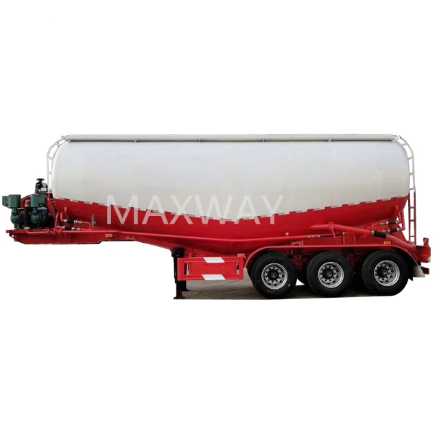 Tir Axle 30/35/40/45 Cbm Bulk Cement/Fly Ash/Flour/Powder Material Transport Tanker Trailer