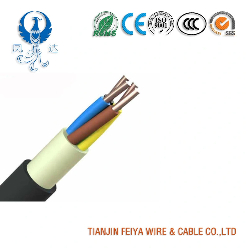 4*2.5 N2xh N2xch Power Cables Al Cu Concentric Conductor 0.6/1kv XLPE Insulated Flame Retardant Armoured Power Cable