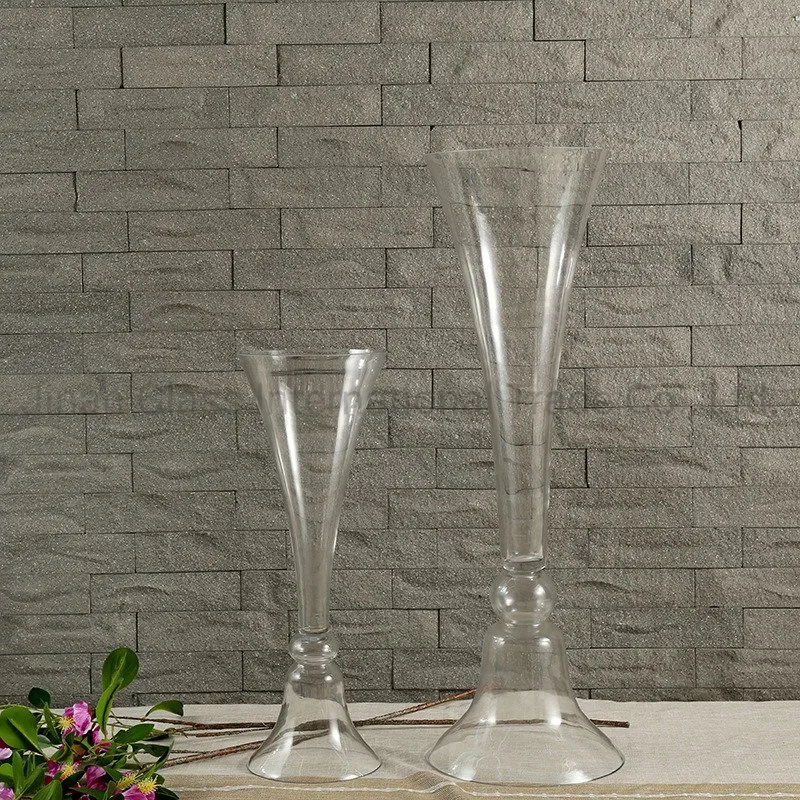 Large Transparent Glass Vase Wedding Banquet Wedding Guide Table Vase