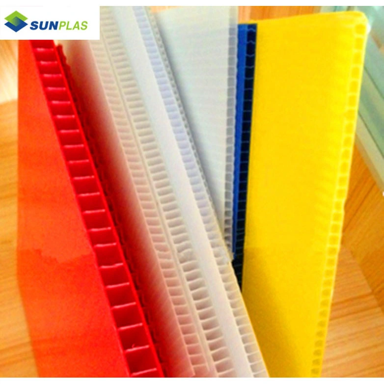 Wholesale/Supplier White Clear Customized Acrylic PP Hollow Corrugated Plastic Sheet