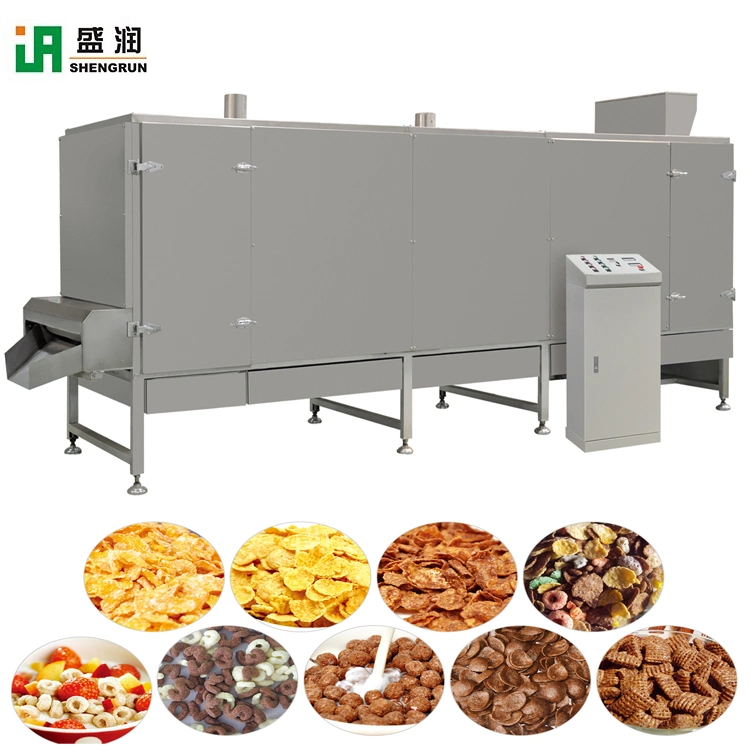 Multifunction Corn Flakes Production Line Maker Corn Flakes Breakfast Cereal Production Line for Sale