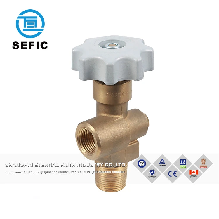 Cga/Qf Type Haute Pression Valve de Cylindre d'Oxygène/Azote/CO2/Acétylène