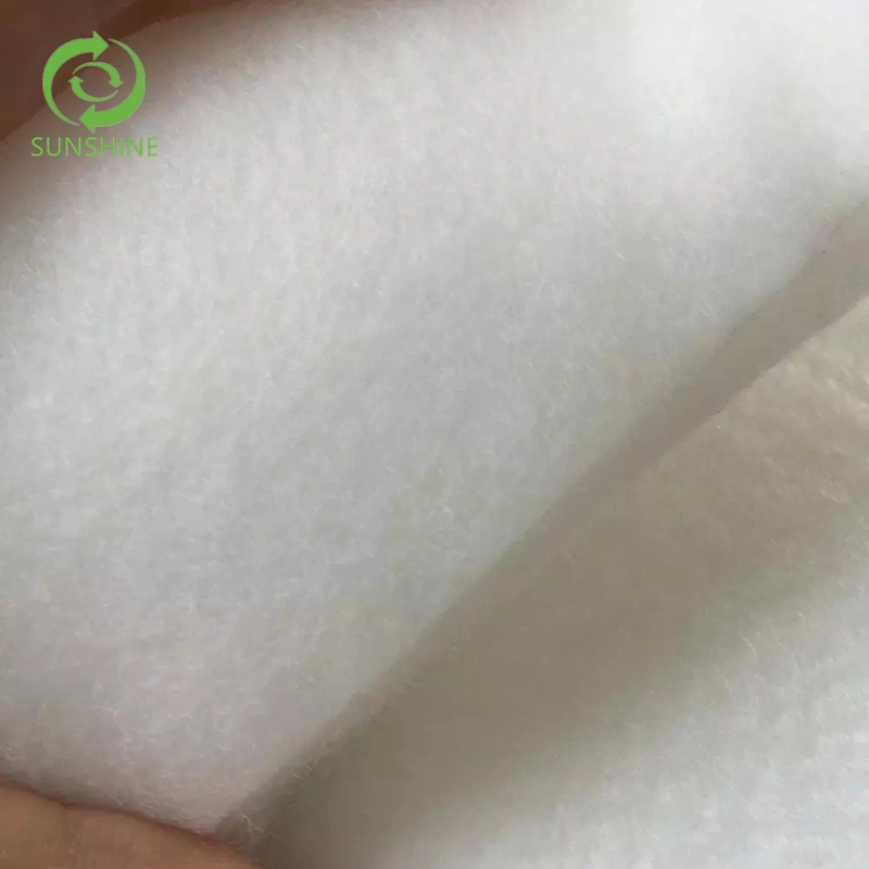 Polyfill Textile Wadding Production Fiber Soft Non-Woven Cotton Polyester Wadding for Furniture and Garment