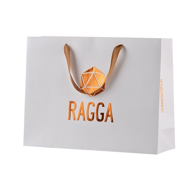 Dom luxo Bag Sacola de Compras de embalagens de papel personalizado/saco de papel para o vestuário