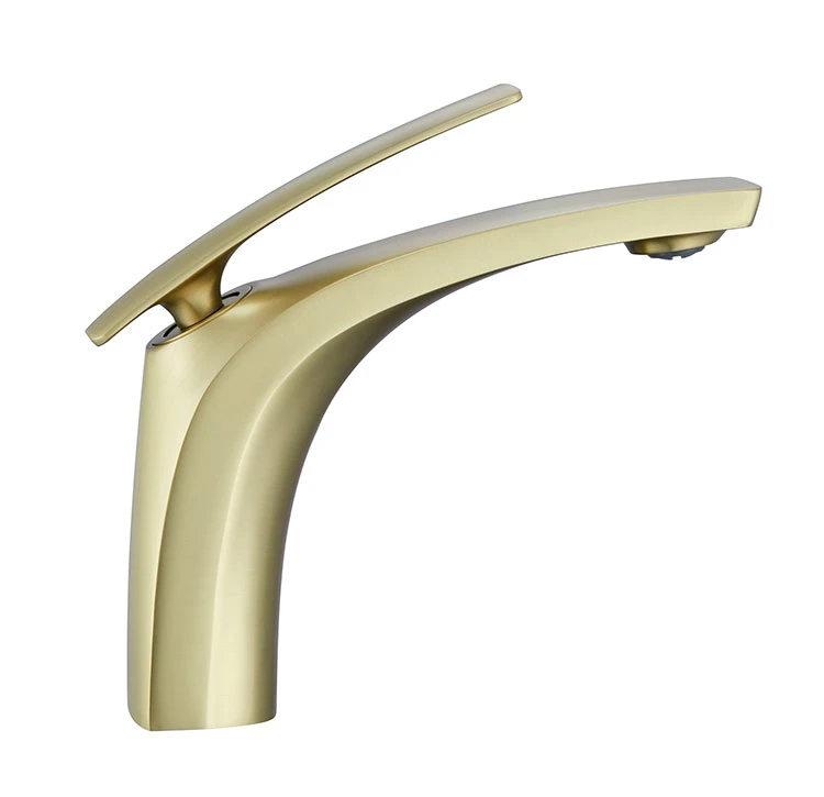 Schönes Design Luxus Massives Messing Nickel Gold Finish Waschbecken Wasserhähne Für Mischbatterie