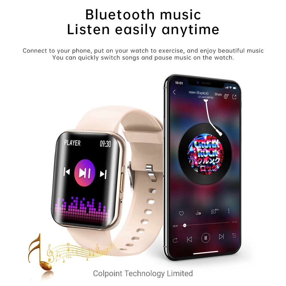 1,72 Zoll Bluetooth Calling Sport Wasserdicht Gesundheit Überwachung Smart Watch