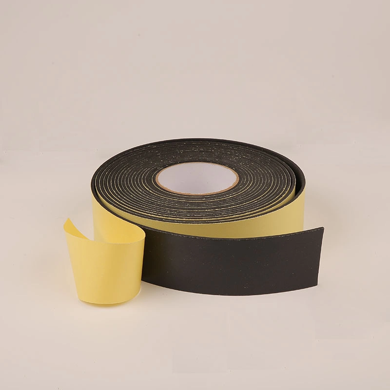 Strong Adhesion EVA Black Sponge Foam Rubber Tape Anti-Collision Seal Strip