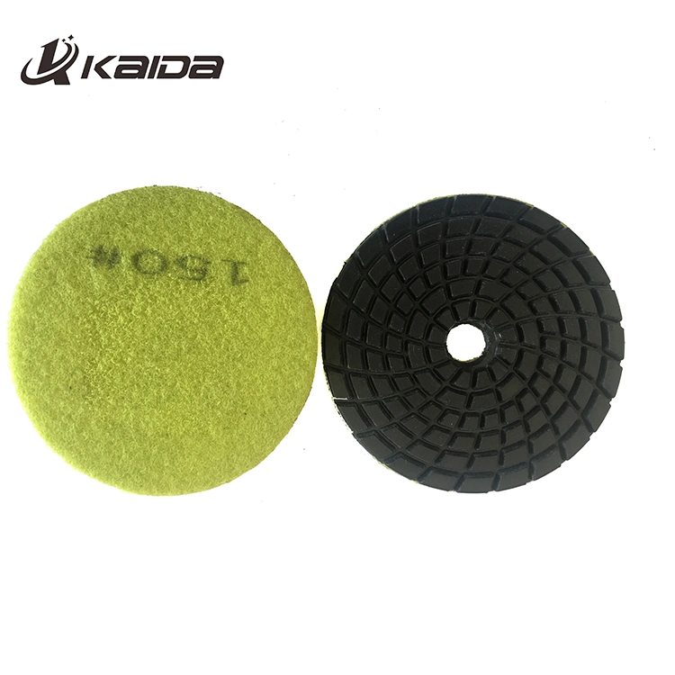 80mm-200mm Resin Bond Diamond Wet Buffing Polishing Pad for Floor Stone