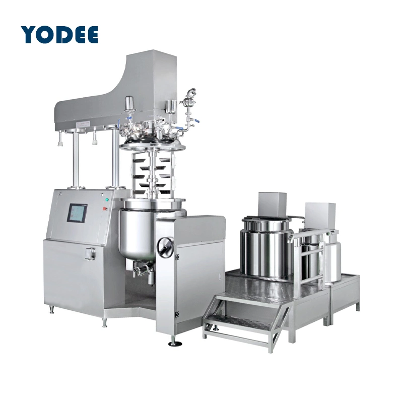 Yodee Cosmetic Homogeneous Mixing Machine Vacuum Emulsifier High Shear Homogenizer