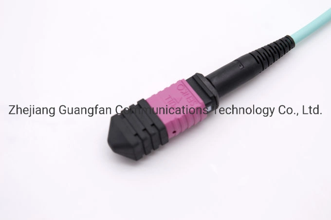 Optical Fiber MTP MPO Cable, MTP MPO Patch Cable 12 Fiber Om3 Om4 50/125um Plenum Rated 40g/100g High-Density Connections