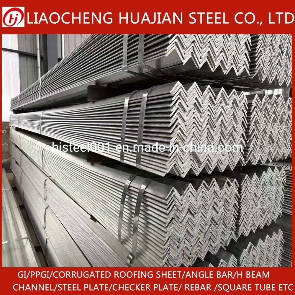 Q345 Q235 A36 Angle Iron for Building Material Hot Rolled Steel Angle Iron Price