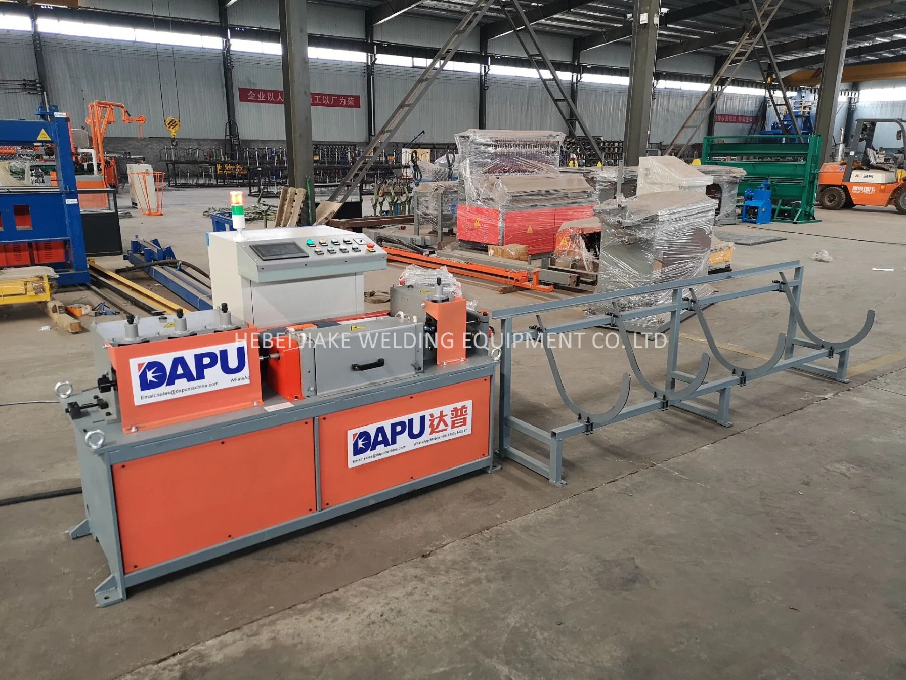 Automatic Wire Straightening and Cutting Machine for Welding