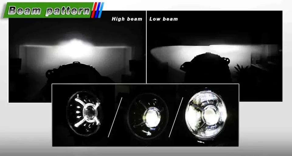 9" Inch Round LED Headlights for 2018 2019 Jeep Wrangler Jl Gladiator SUV Headlamps Replacement with Daytime Running Lights