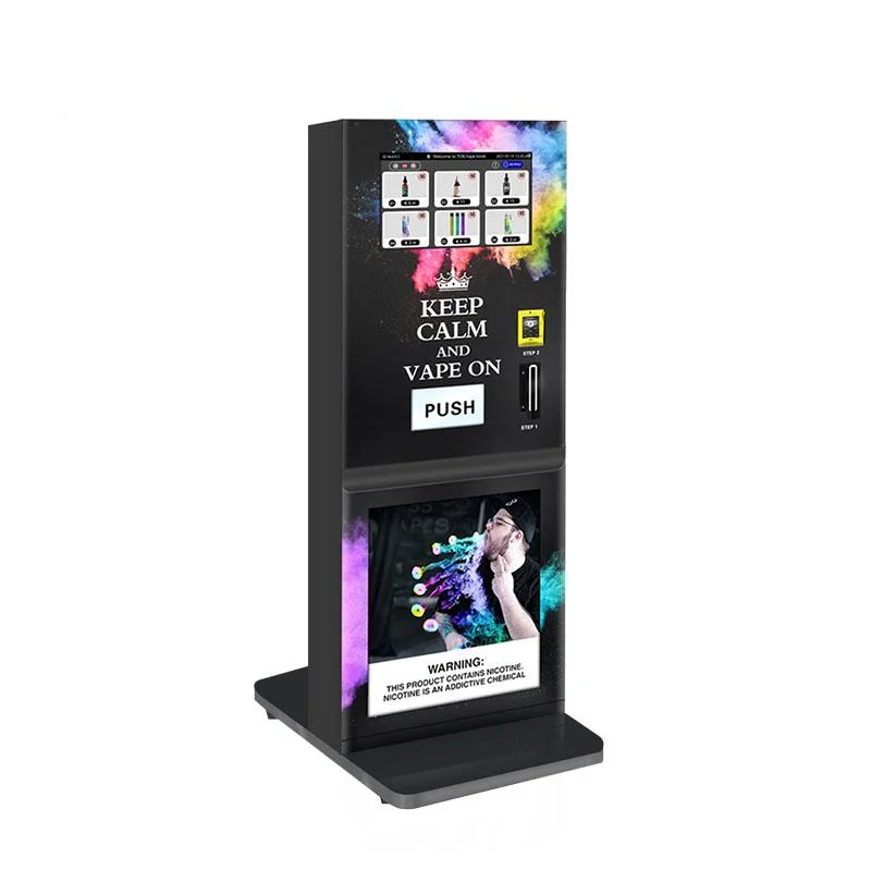 Outdoor Touch Screen Automatic Wall Mounted Vending Machine Reverse Mini Cigarette Vape Vending Machines for Sale