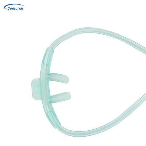 Medical PVC O2 and CO2 Sampling Nasal Cannula with Nasal Prongs