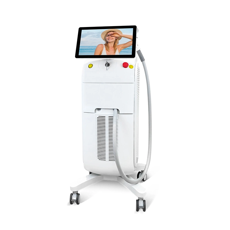 Touch Screen Languages Customized 1600W Titanium 808nm Laser Hair Removal Device