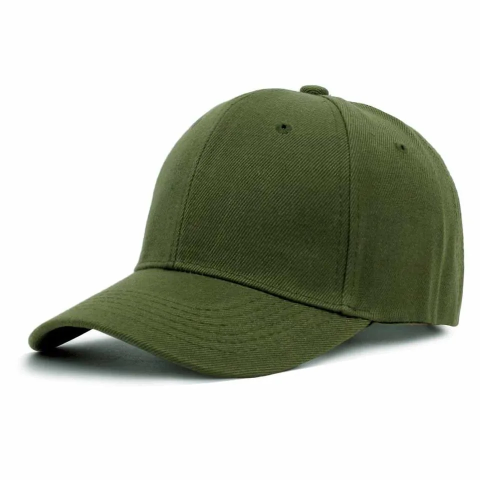 Gorras deportivas lisas de poliéster Unisex ajustables para hombre