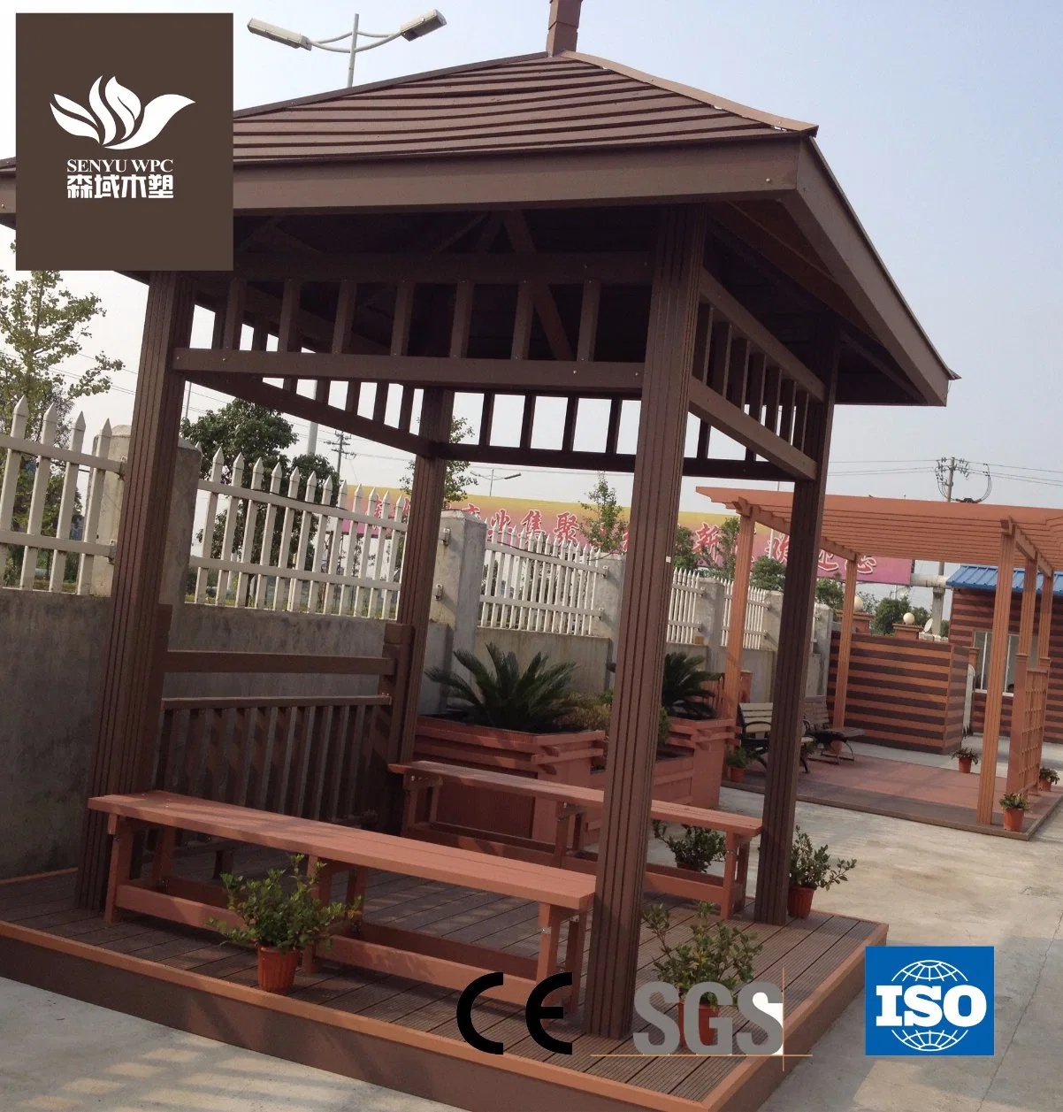 WPC Free Maintain Outdoor Pavilion