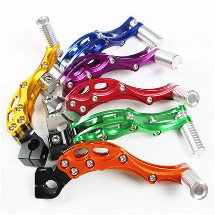 Motociclo anodizado Alumínio CNC Kick Starter