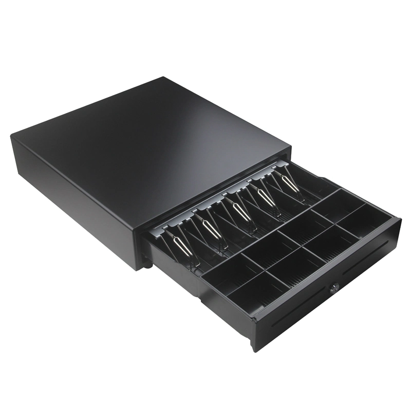 Cash Register Cash Box Rj11 Compatible with Thermal Printer Economical Cash Drawer Black