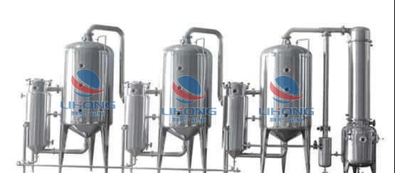 High Efficiency Energy Saving Stainless Steel Three-Effect Evaporator