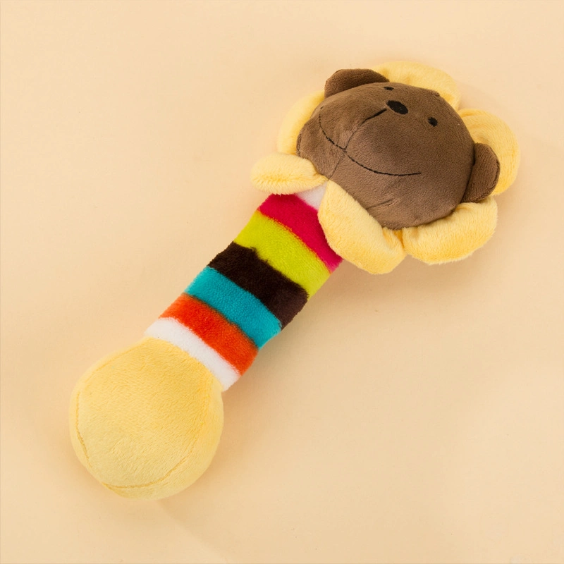 Accompany Pets for Relief Loneliness Colorful Stuffed Plush Caterpillar Soft Pet Toys