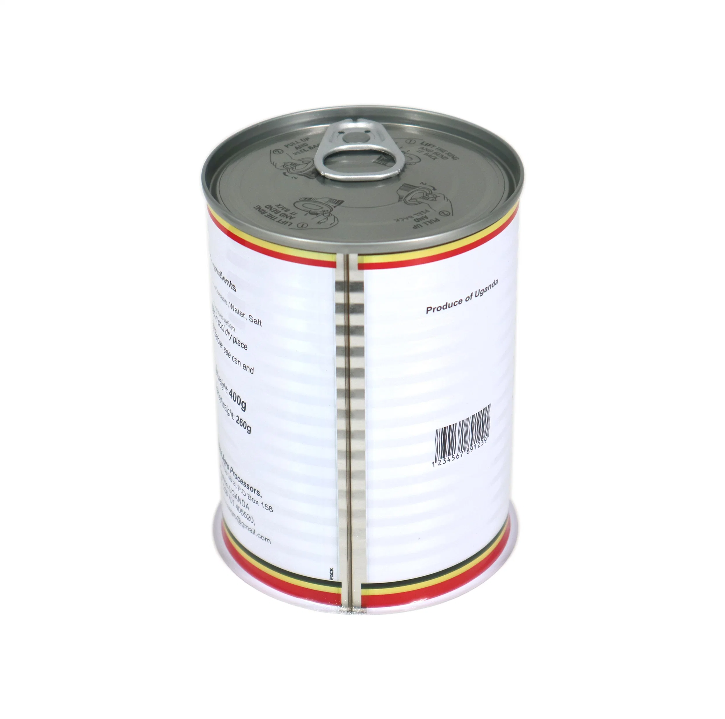 Wholesale/Supplier Empty Metal Food Container with Lid for Food Packing