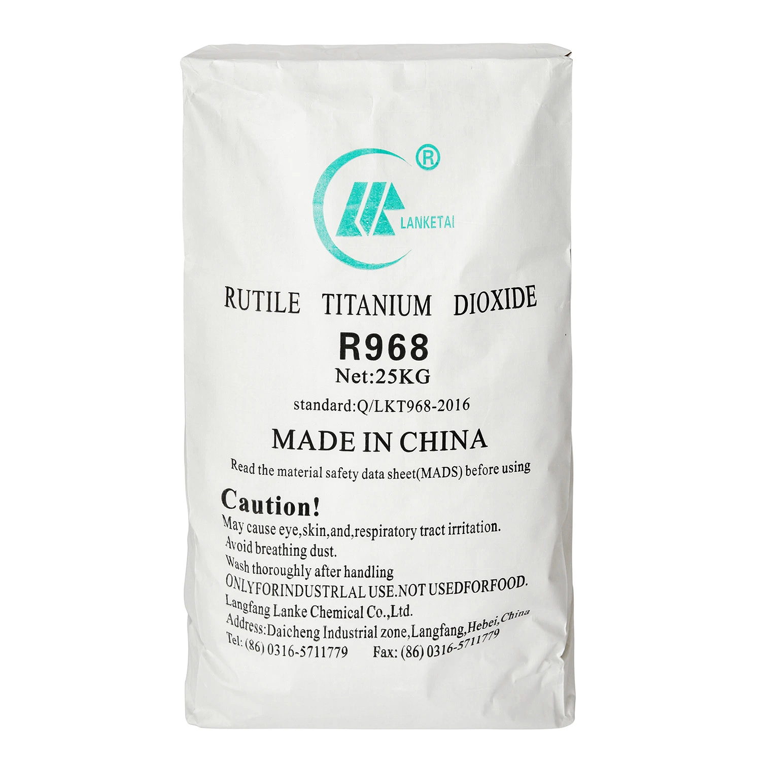 Rutile Titanium Dioxide Is Used for Paint Coatings, Plastic and Rubber Mechanical Coatings