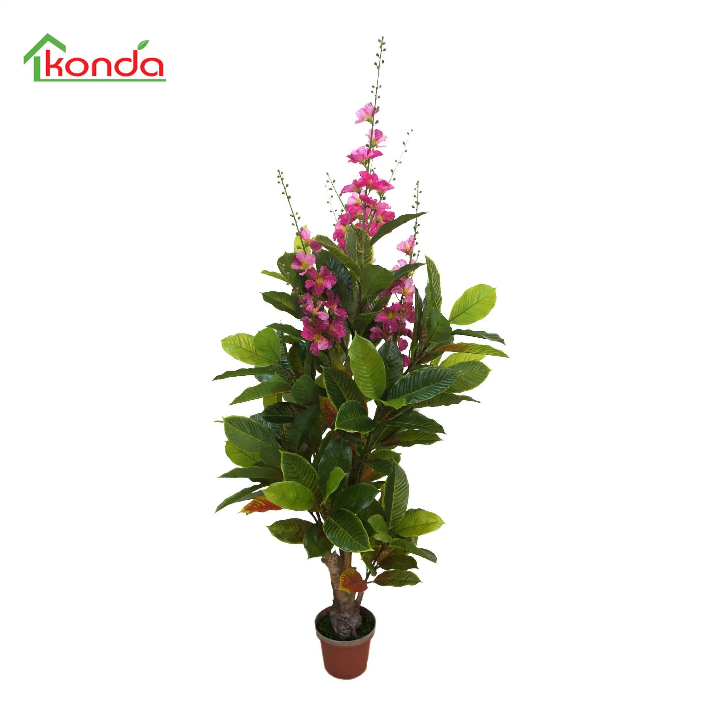 Wholesale/Suppliers planta artificial seda flores no Pot para jardim Decoração