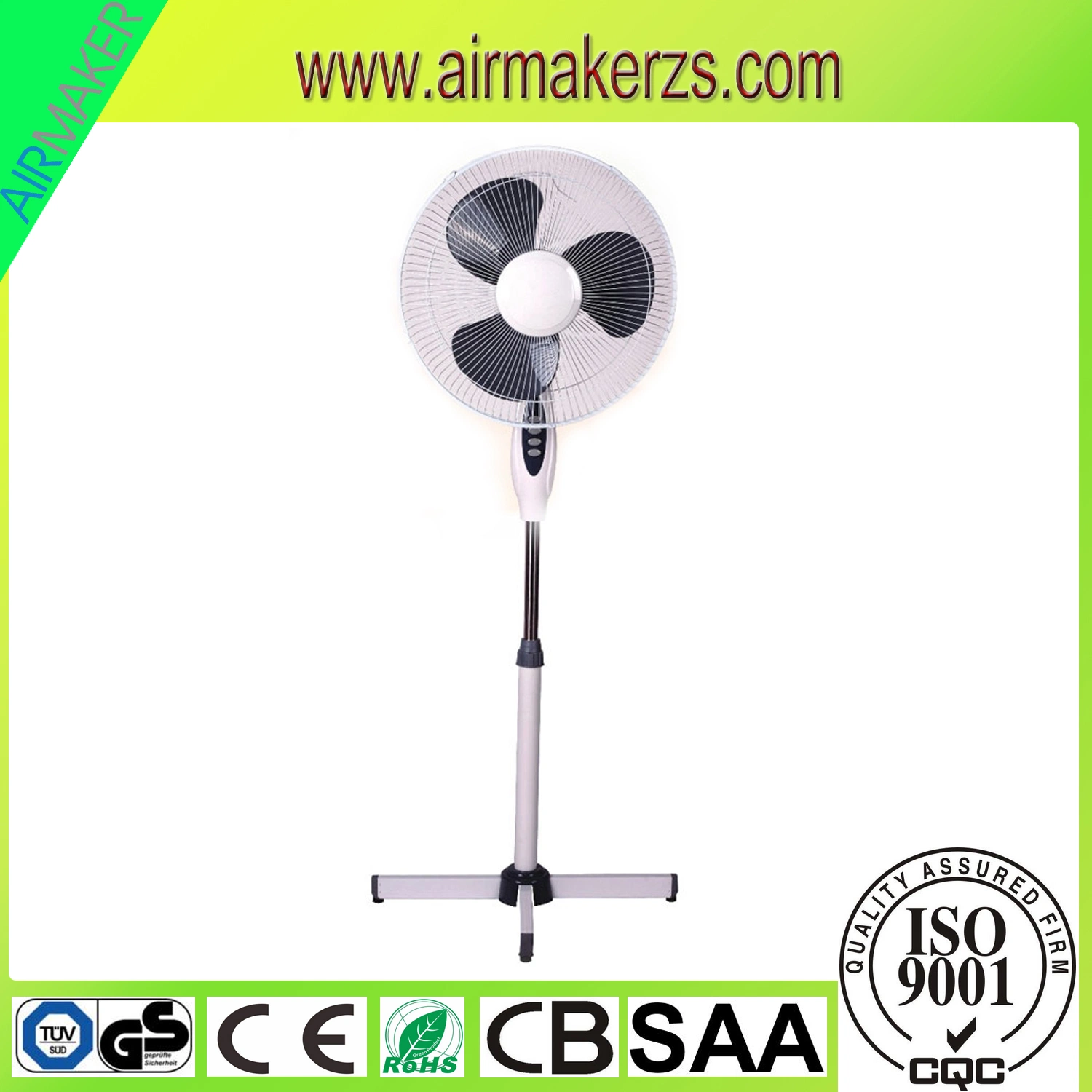 Factory Directly Selling 16inch Electrical Stand Fan Pedestal Fan with Timer with CE and RoHS