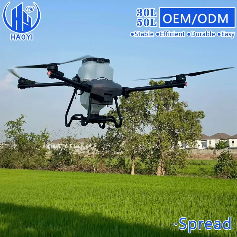 Agricultura Drones China Proveedor GPS 30 50 litros UAV Agro Agrocolas Dron Agriculture Fumigadores Fabricación GPS Agricultura Spray Drone UAV Para rociado de pesticidas