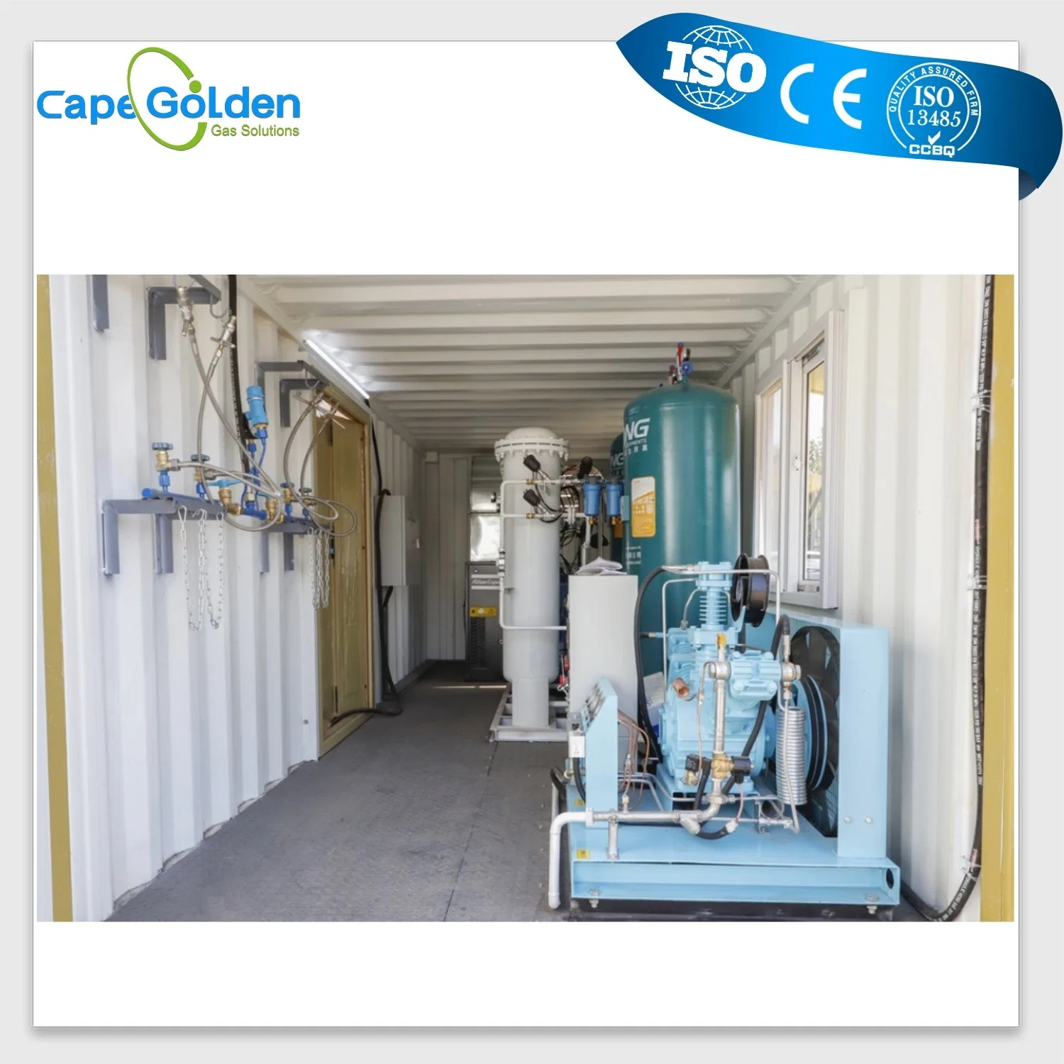 Psa Medical Oxygen Gas Generation Cylinder Filling Plant with CE/ISO