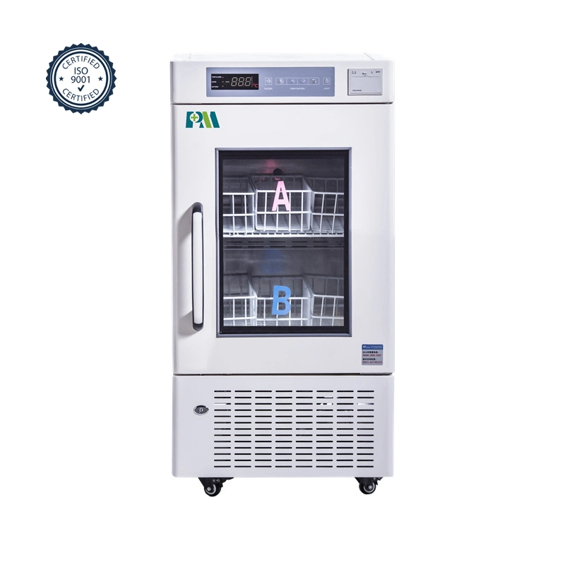 4 Degree 108L Mini Portable Medical Blood Bank Storage Refrigerator with LED Light