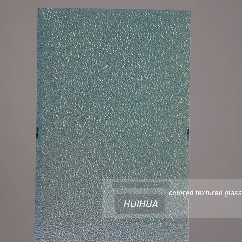 Rainbow Tinted Orange-Blue Color Coating Metal Layer Glass Texture Can Be Insulated Laminated Tempered