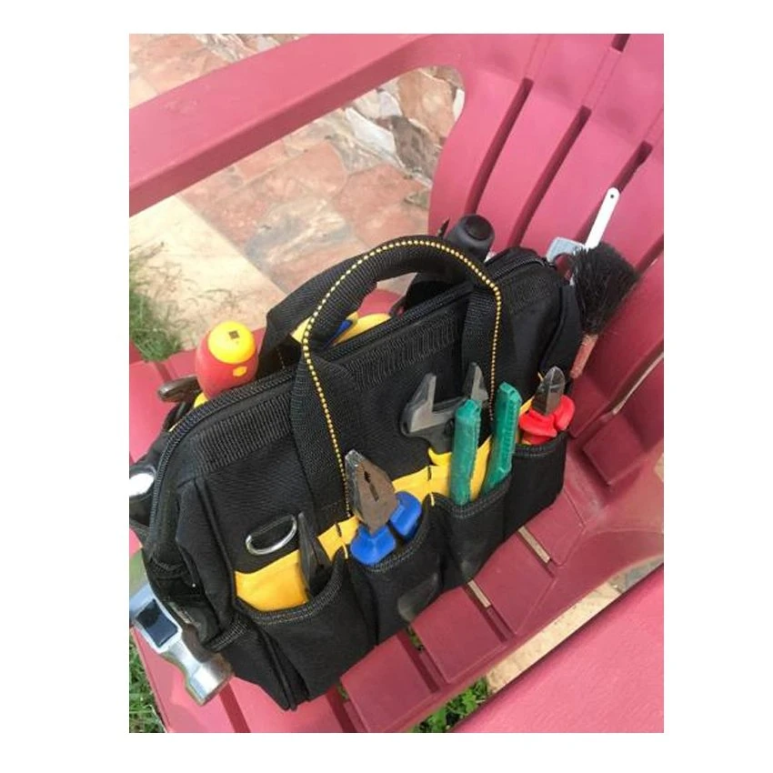 Wholesale/Supplier Nylon Canvas Tool Belt Rolling Roll up Folding Garden Electrician Waist Outdoor Waterproof Tool Bag